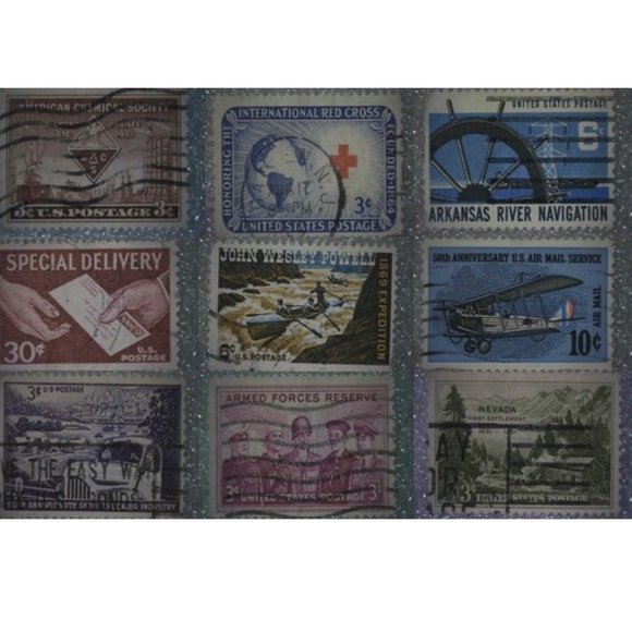 Vintage Stamps Usps Mail Lot of 9 USA. Stamps Collectible very good condition - Picture 1 of 10